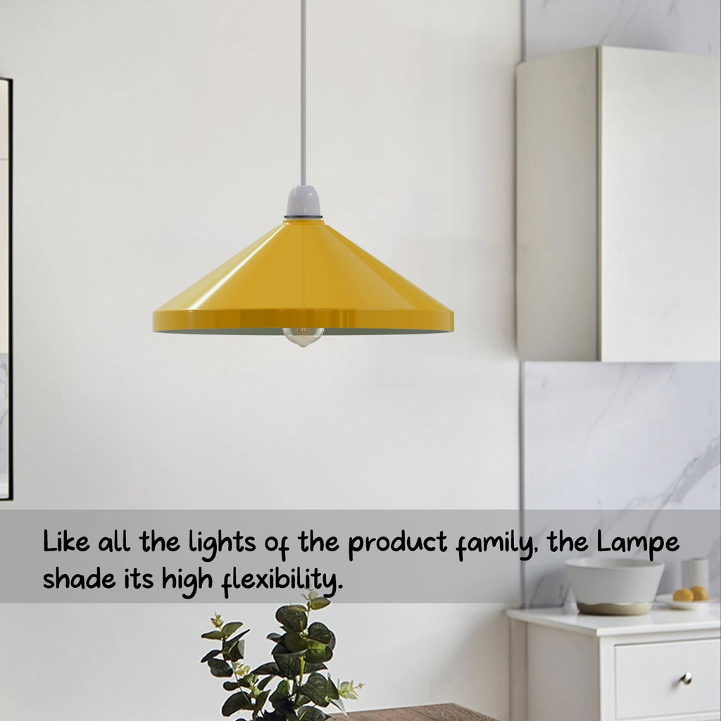 Retro Industrial Metal Cone Lampshade, Easy Fit for Stylish Home Lighting