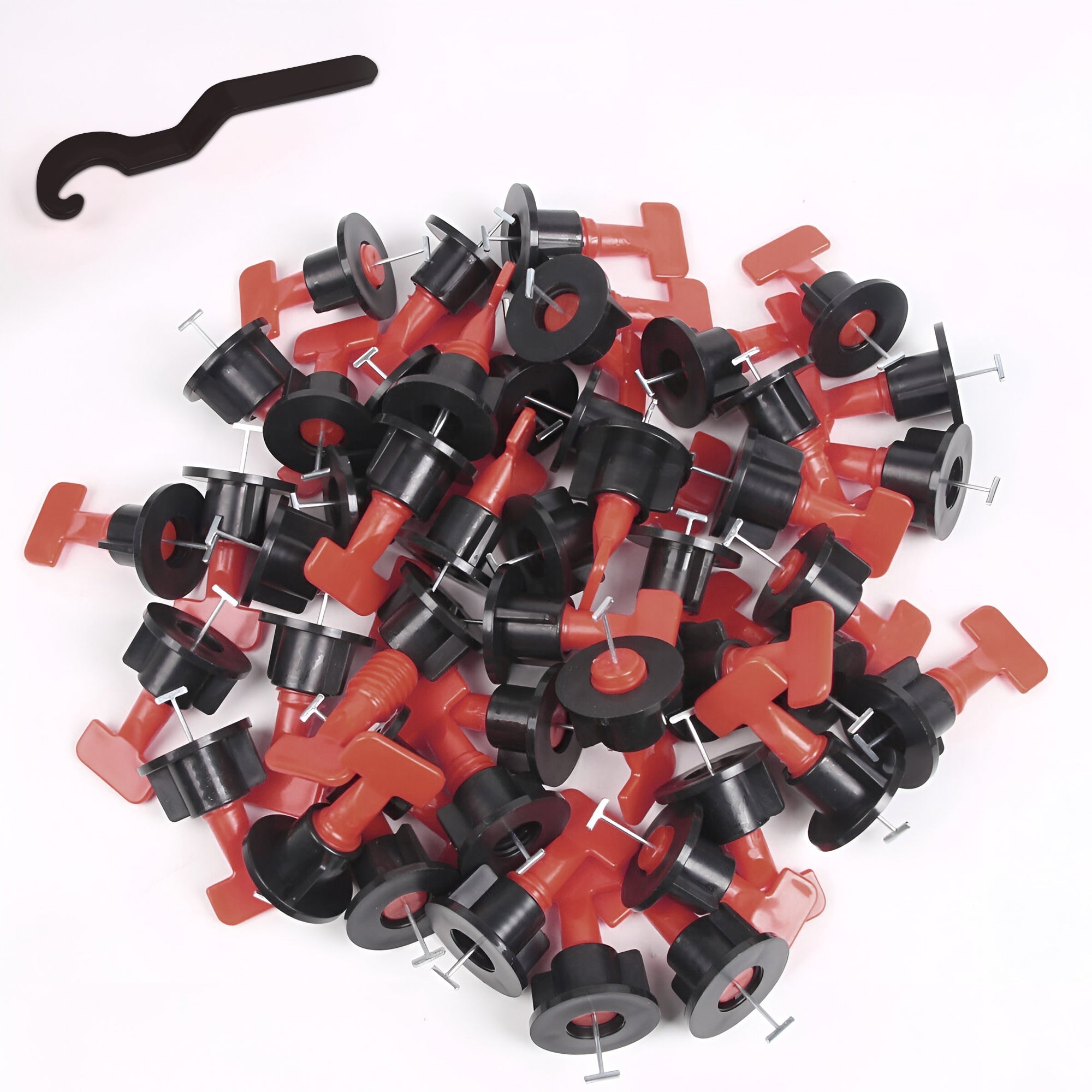 Durable Reusable T-Shape Tile Leveling System Kit for Flawless Floor & Wall Installation