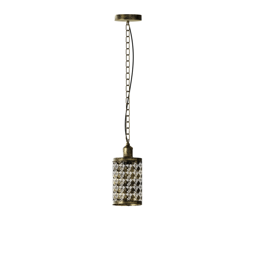 Vintage Industrial Metal Wire Cage Pendant Light Fixture E27 Adjustable Hanging Lamp