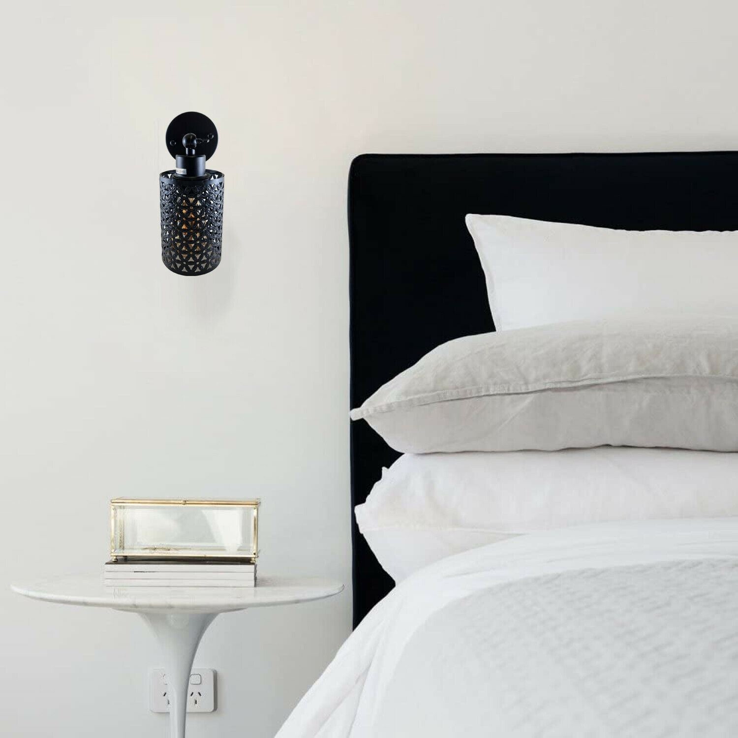 Modern Industrial Black Adjustable Arm Wall Light Fixtures Hallway ~1237