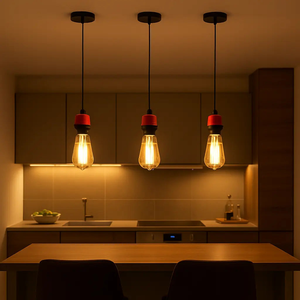 10 Pack Modern Vintage E27 Pendant Light Fitting Adjustable Edison Holder Lamp ~5975