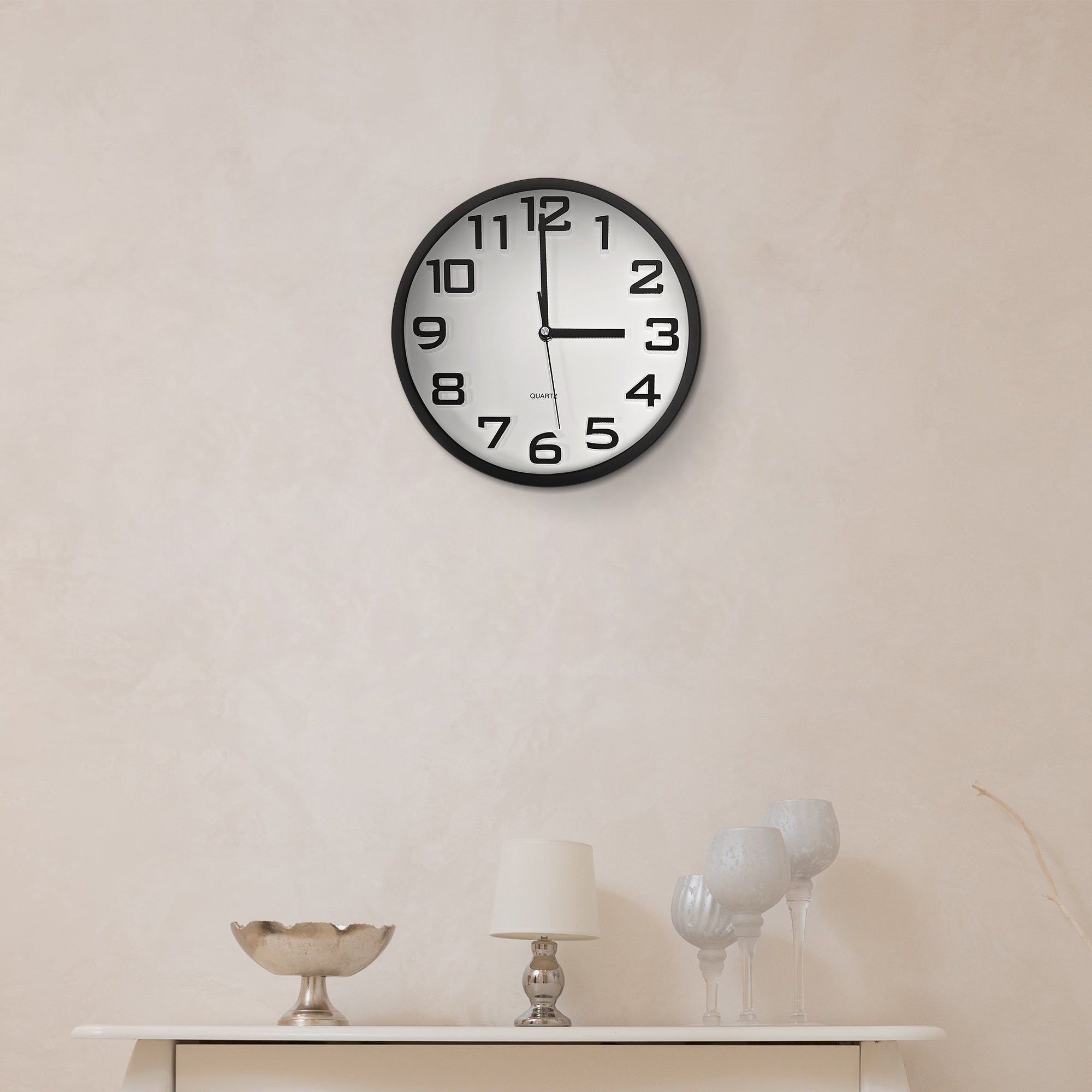 Trendy Without Ticking Noises Minimalist Round Wall Clocks~5174