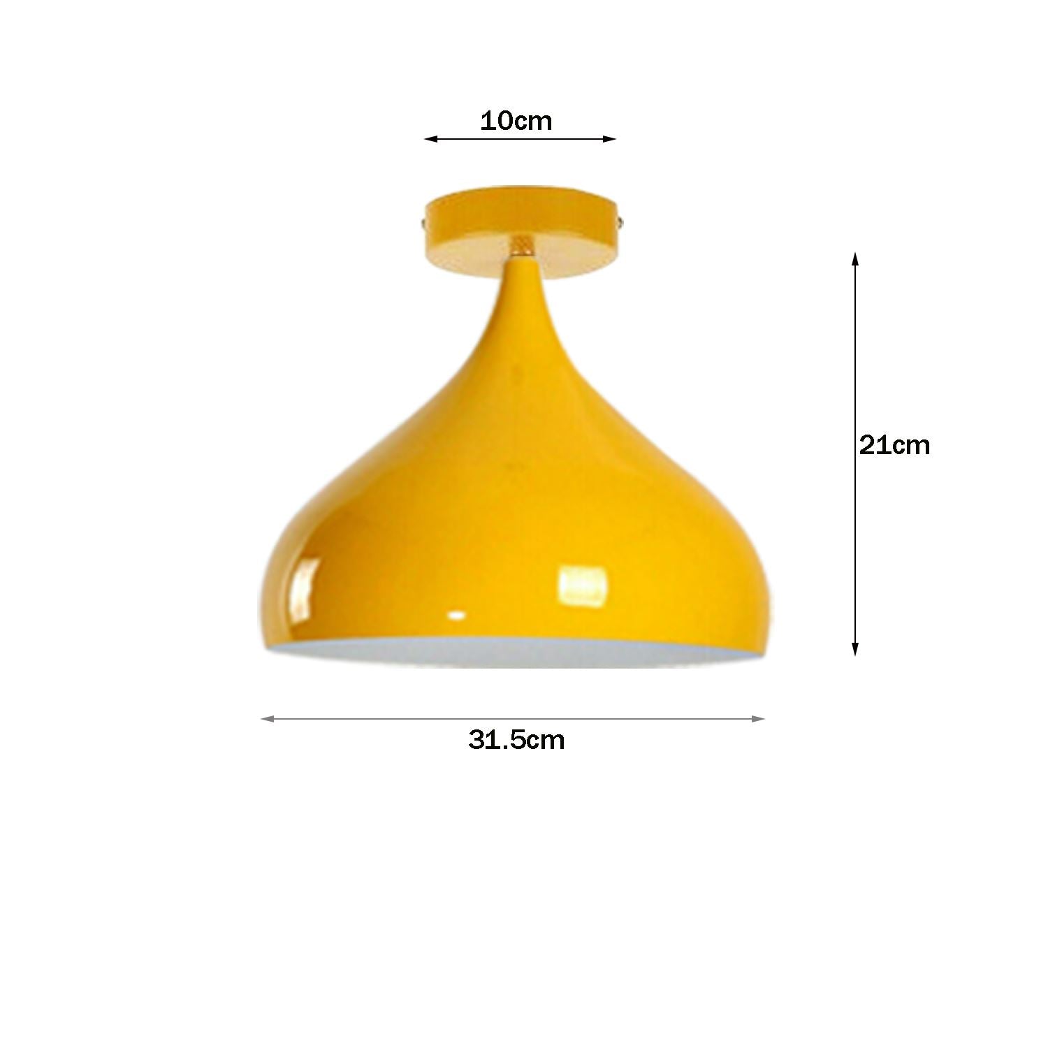 Industrial Vintage Metal Pendant Light Fixture, E27 Base, Loft Style Ceiling Lamp