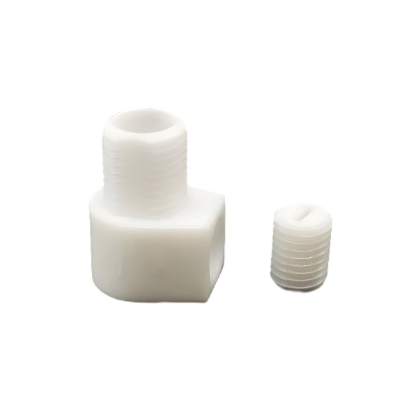 Pack of 5 M10 L-Shape Cord Grip Plastic Caps with Locker Strain Relief- 6050