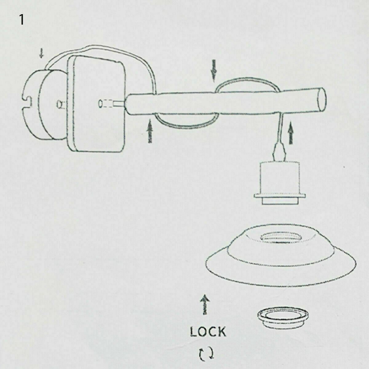 Vintage Modern Indoor Yellow Wall Sconce Wall Light E27 Base Lamp Fitting Fixture ~6228