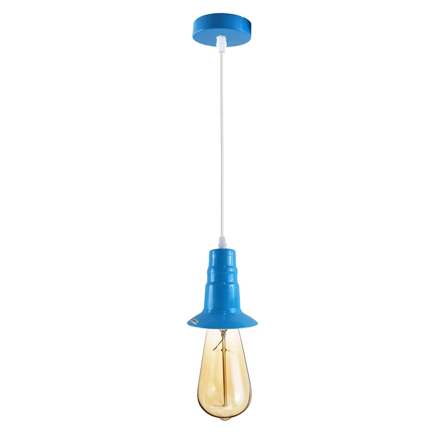 Vintage Industrial E27 Ceiling Rose Pendant Light Fitting Bulb Holder Kit