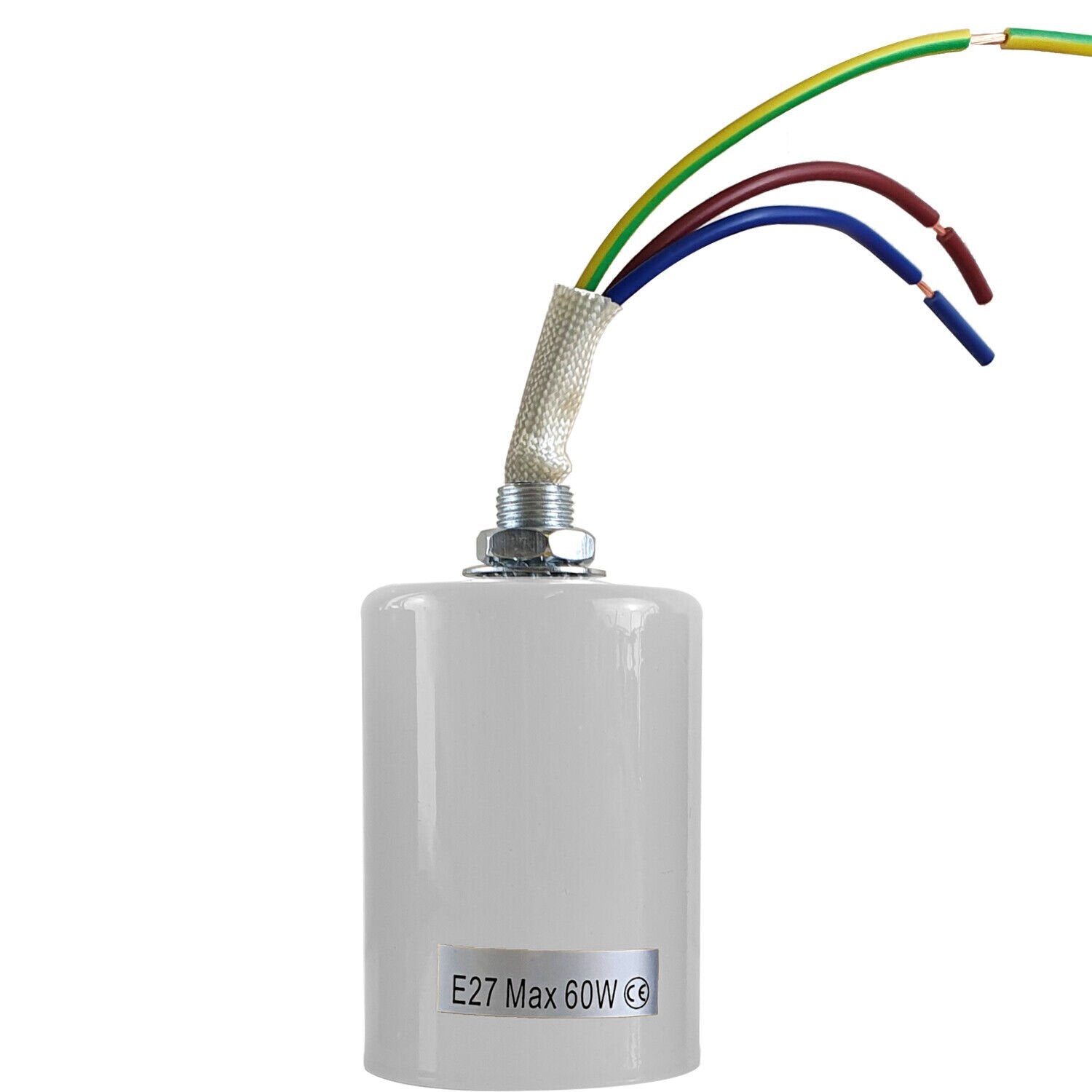 E27 Edison Screw Light Bulb Socket Holder Metal Pendant Fitting Fixture