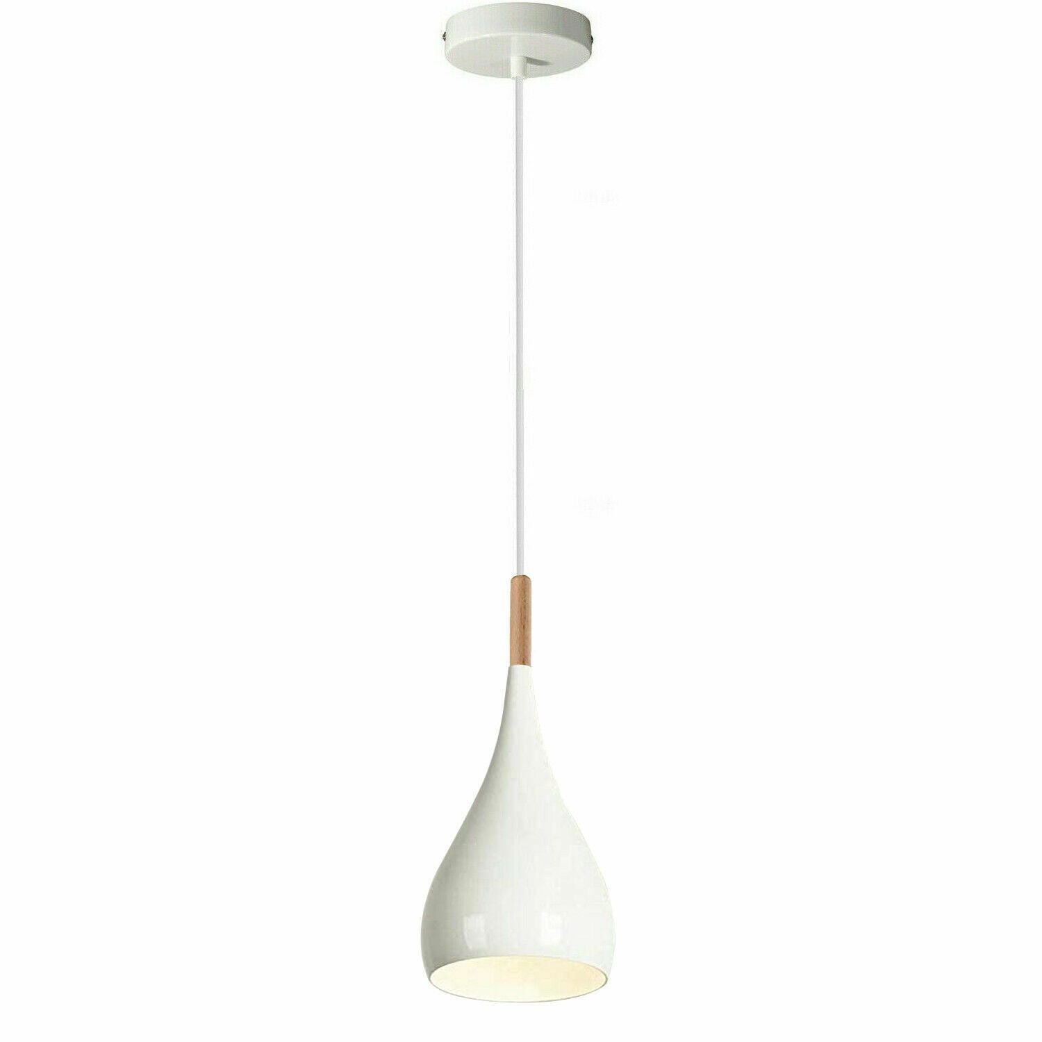 Colorful Modern Single Metal Pendant Light for Kitchen Island Illumination