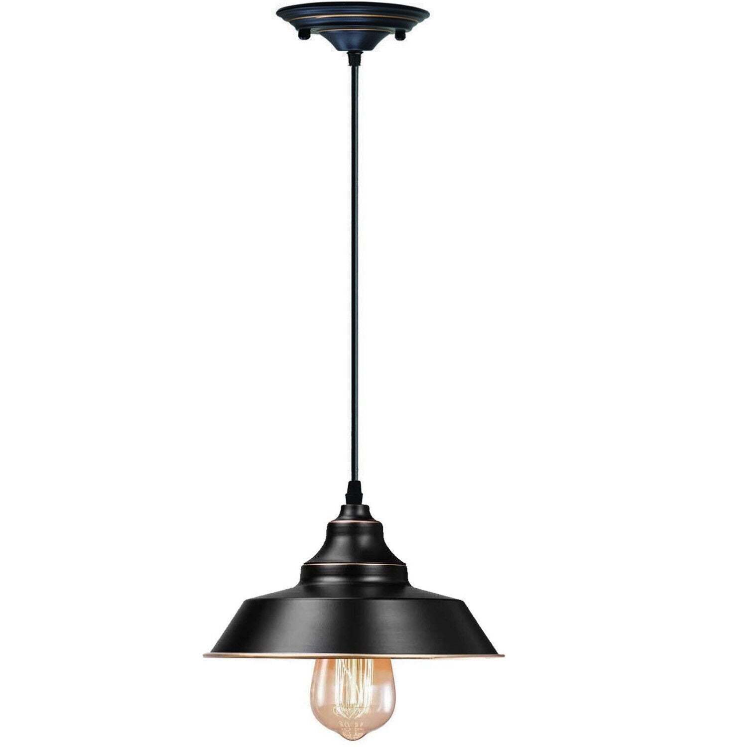 Vintage Industrial Metal Pendant Light Shade for Kitchen Living Room Dining