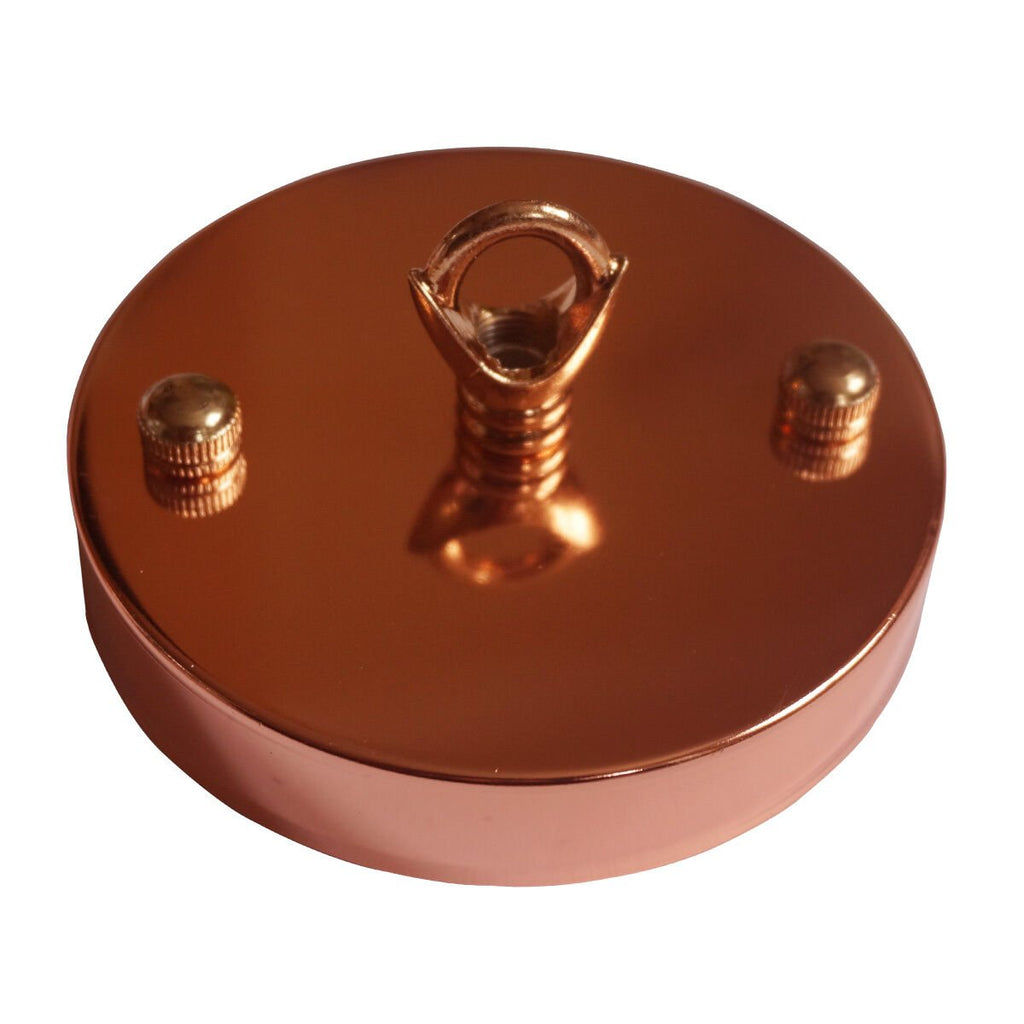 Industrial Style Rose Gold Metal Ceiling Rose Holder for Pendant Lighting Fixtures