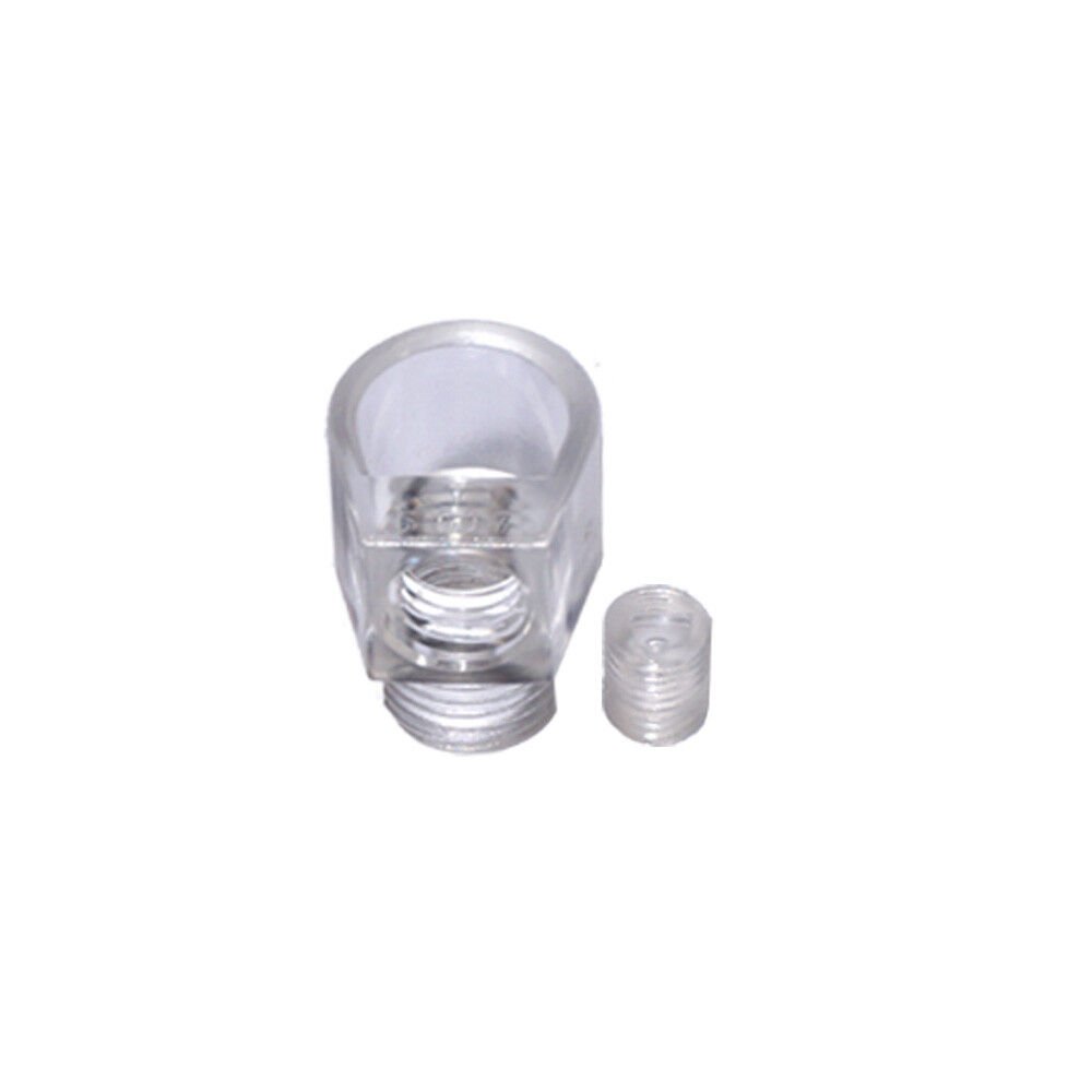 Durable PVC M10 L-Shape Cord Grip Strain Relief Caps (5-Pack) for Lighting