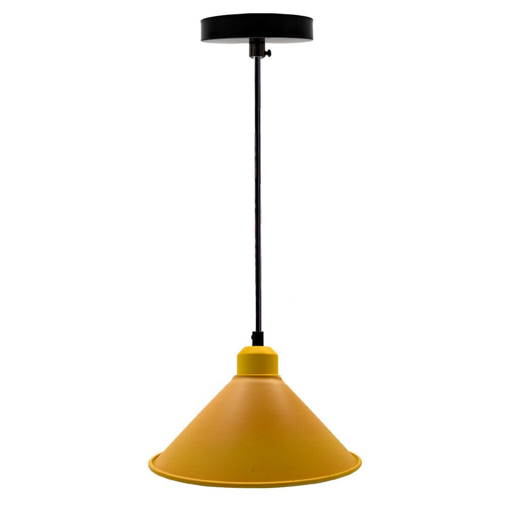 Modern Vintage Industrial Metal Ceiling Lamp Shade Pendant Light Fixture for Home