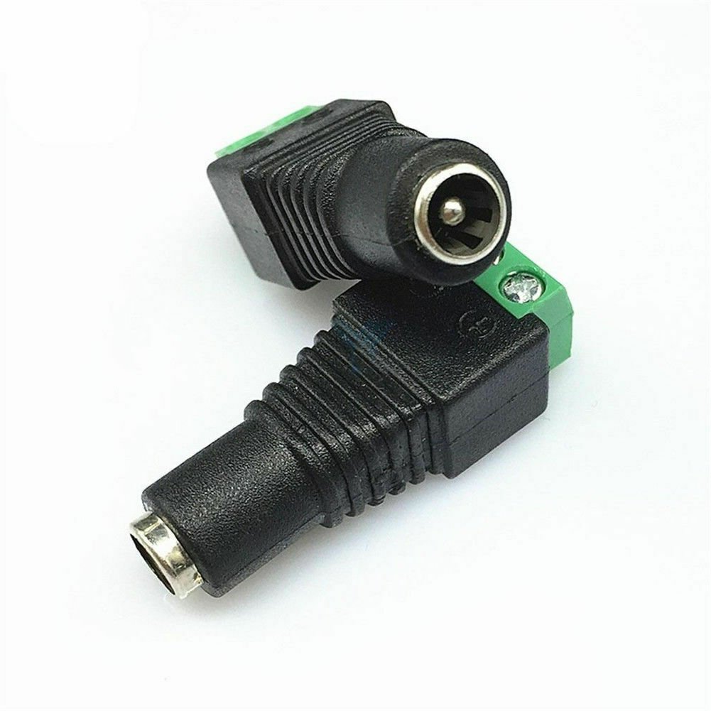 3-Pack 12V DC Power Jack Connector Adapter for CCTV LED Camera