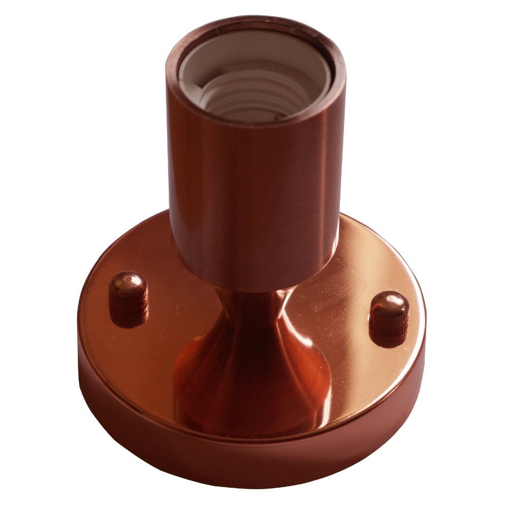 Industrial Style Rose Gold Metal Ceiling Rose Holder for Pendant Lighting Fixtures