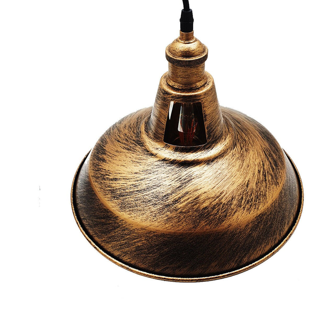 Vintage Retro Metal Shade Pendant Light for Kitchen Island Dining Room Bedroom