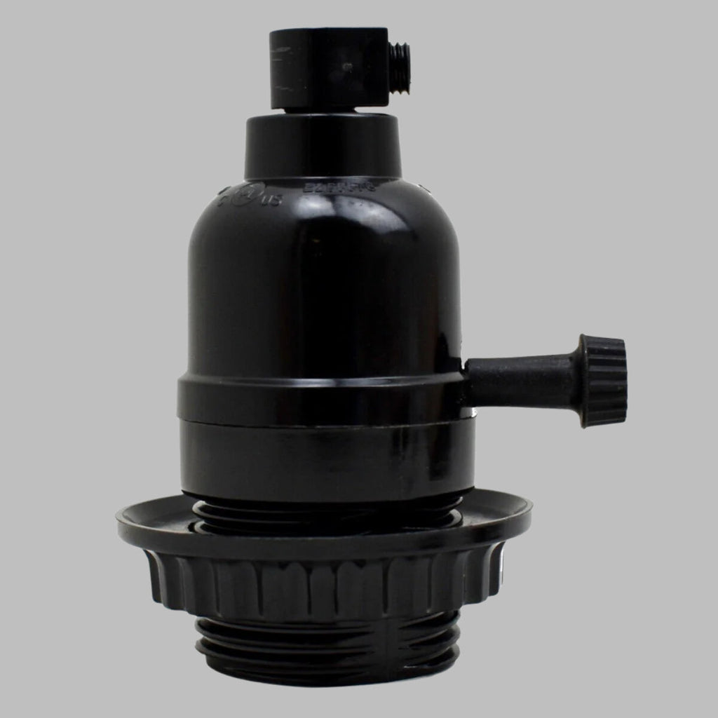 E27 Vintage Edison Screw Pendant Lamp Holder Socket for Retro Bulbs