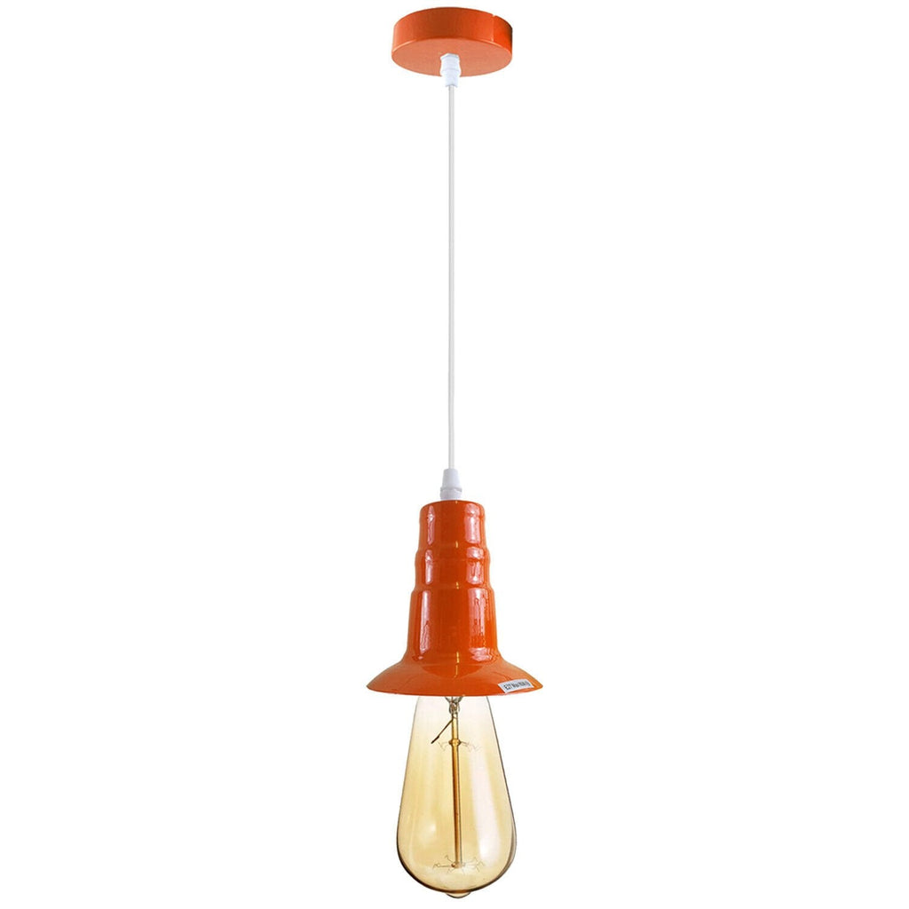 Vintage Industrial E27 Ceiling Rose Pendant Light Fitting Bulb Holder Kit