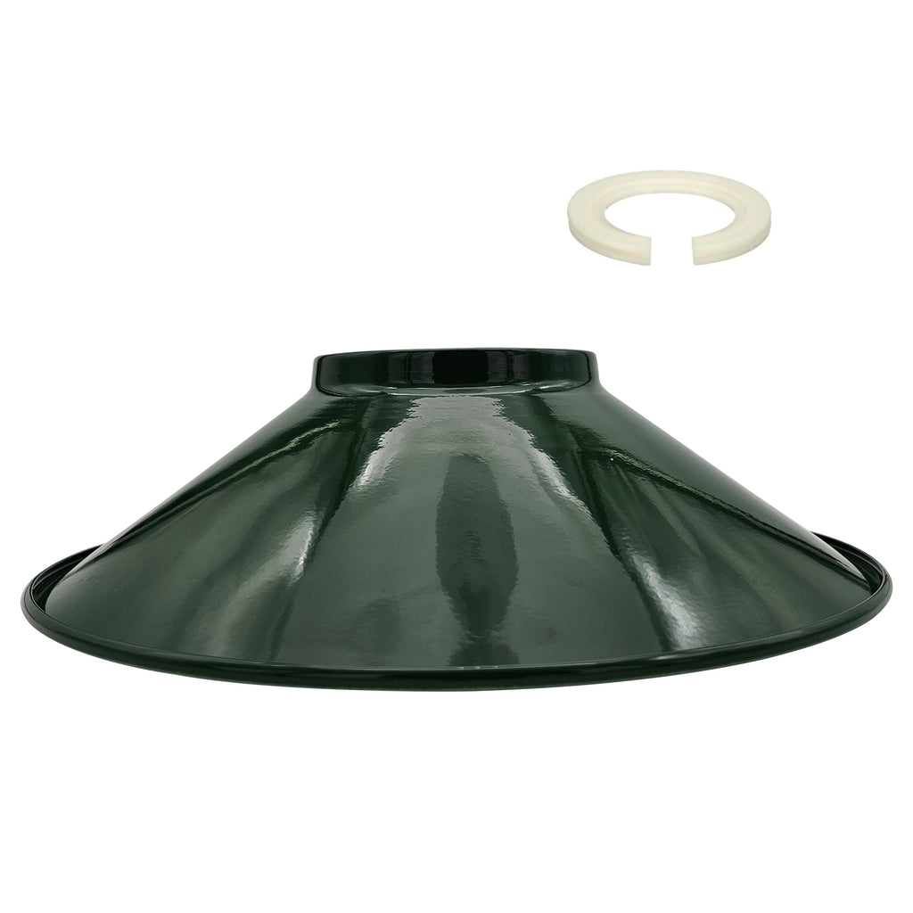 Easy Fit Retro Industrial Metal Cone Lamp Shade for Modern Interiors