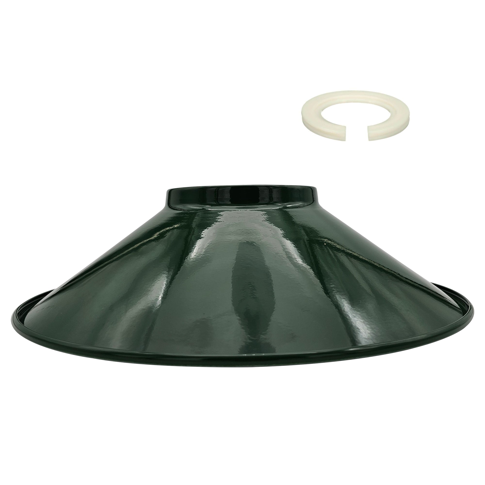 Easy Fit Retro Industrial Metal Cone Lamp Shade for Modern Interiors