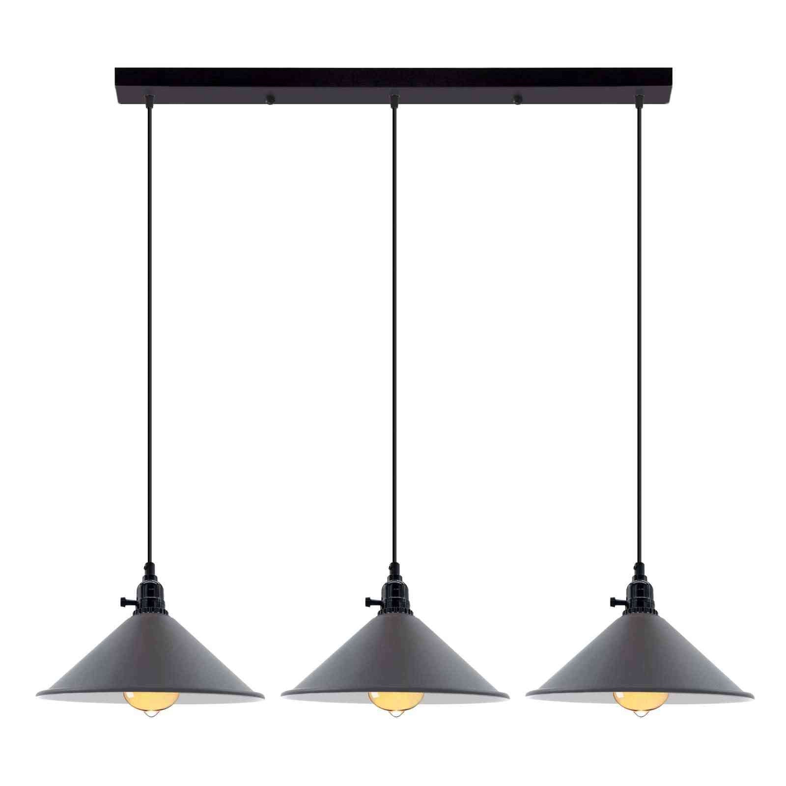 Kitchen Island 3 Light Pendant Light With Fluming Switch ~6187