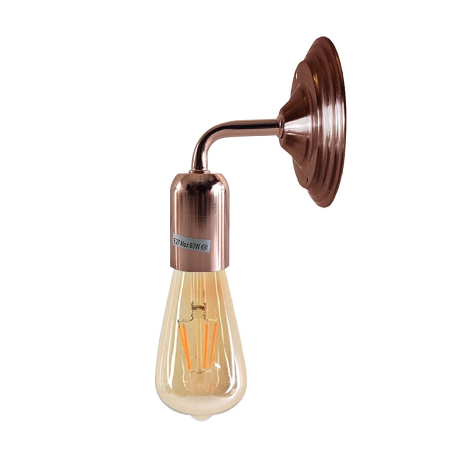 Elegant Modern Vintage Metal Wall Sconce Light Fixture Indoor Decor
