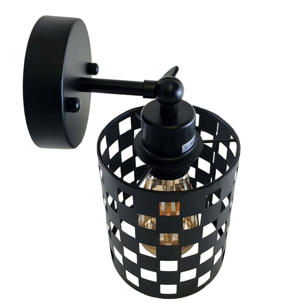 Modern Industrial Black Adjustable Arm Wall Light Fixtures Hallway ~1237
