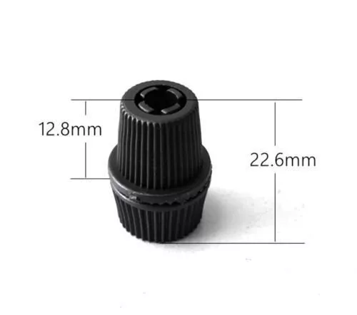 Flexible Plastic Cord Grip with 10mm Male Thread for E27 Lamp Wiring