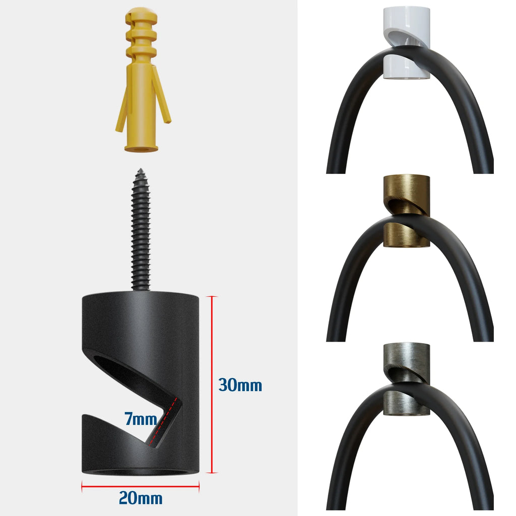 V Hook for Pendant Lights | Spider Light Cable Hook~4433