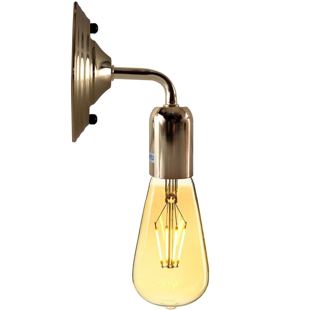 Vintage Industrial Metal Wall Sconce Retro Indoor Living Room Light