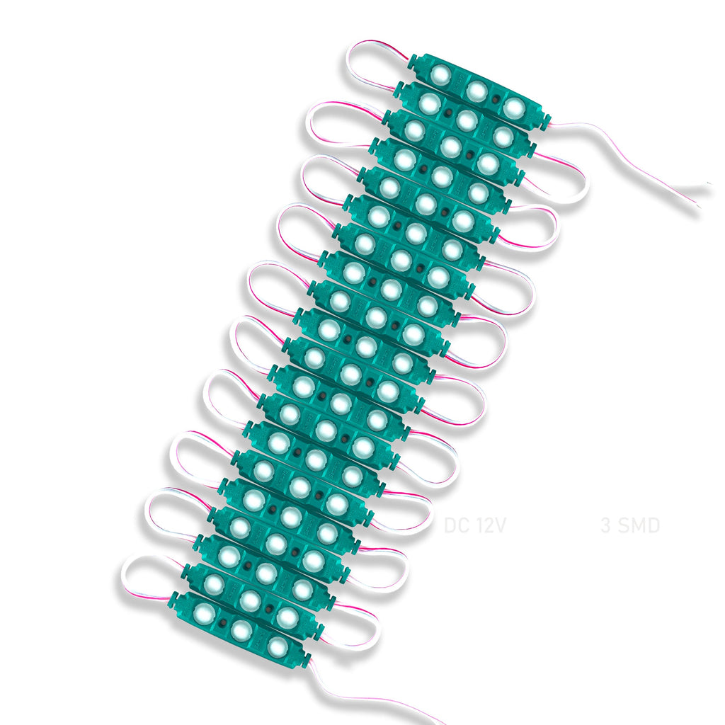 Super Bright Green 12V Waterproof IP67 LED Module Strip Lights