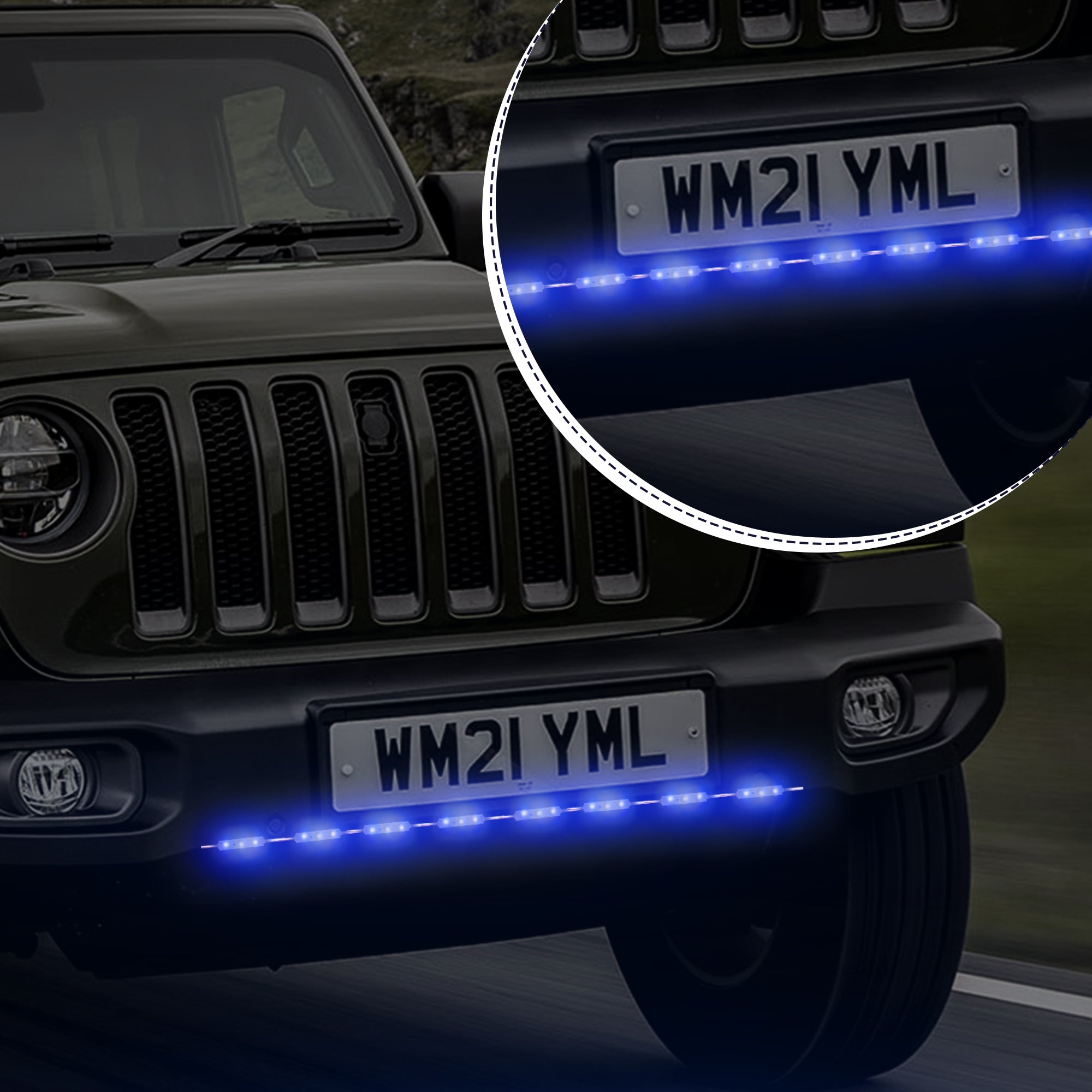 Bright Blue 12V IP67 Waterproof LED Module for Outdoor Signage & Backlighting