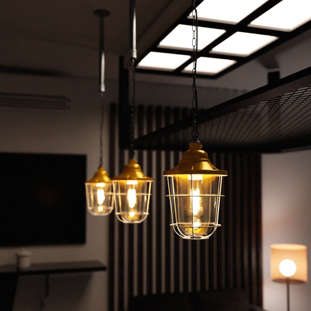 Industrial Rustic Loft Hanging Light Conduit Pendant Lamp ~ 6166