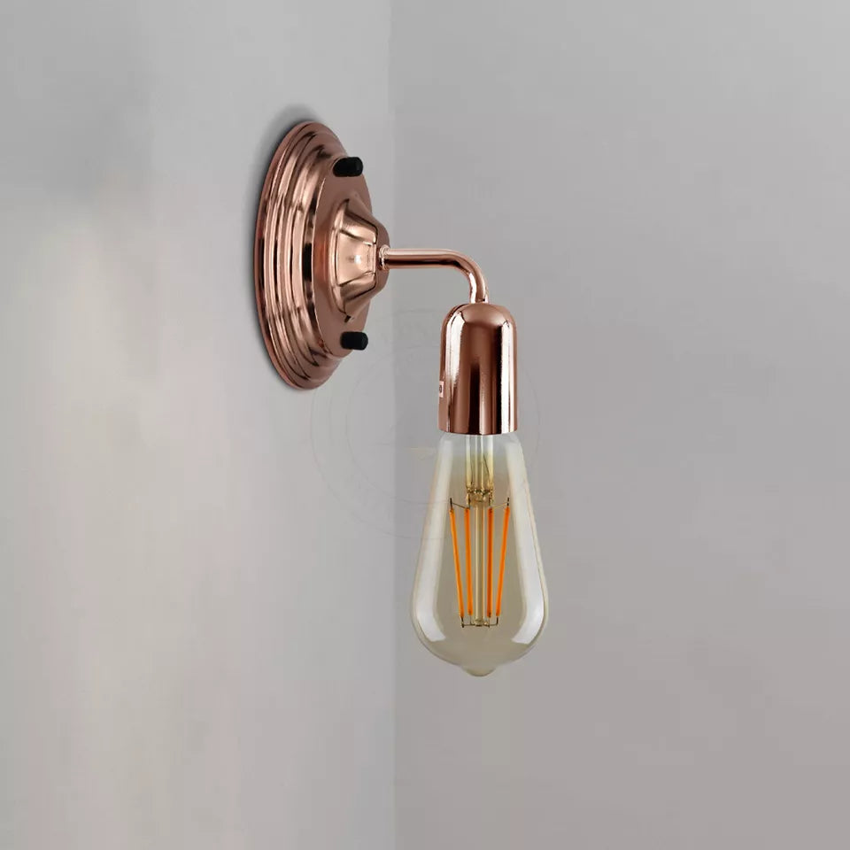 Elegant Modern Vintage Metal Wall Sconce Light Fixture Indoor Decor