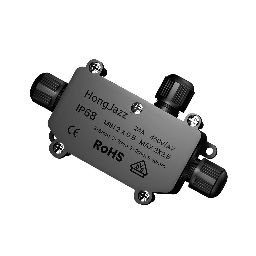 IP68 Waterproof Outdoor Electrical Cable Wire Connector Junction Box