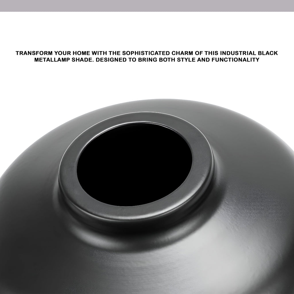 Easy Fit Metal Dome Pendant Lampshade Industrial Style for Ceiling Lights