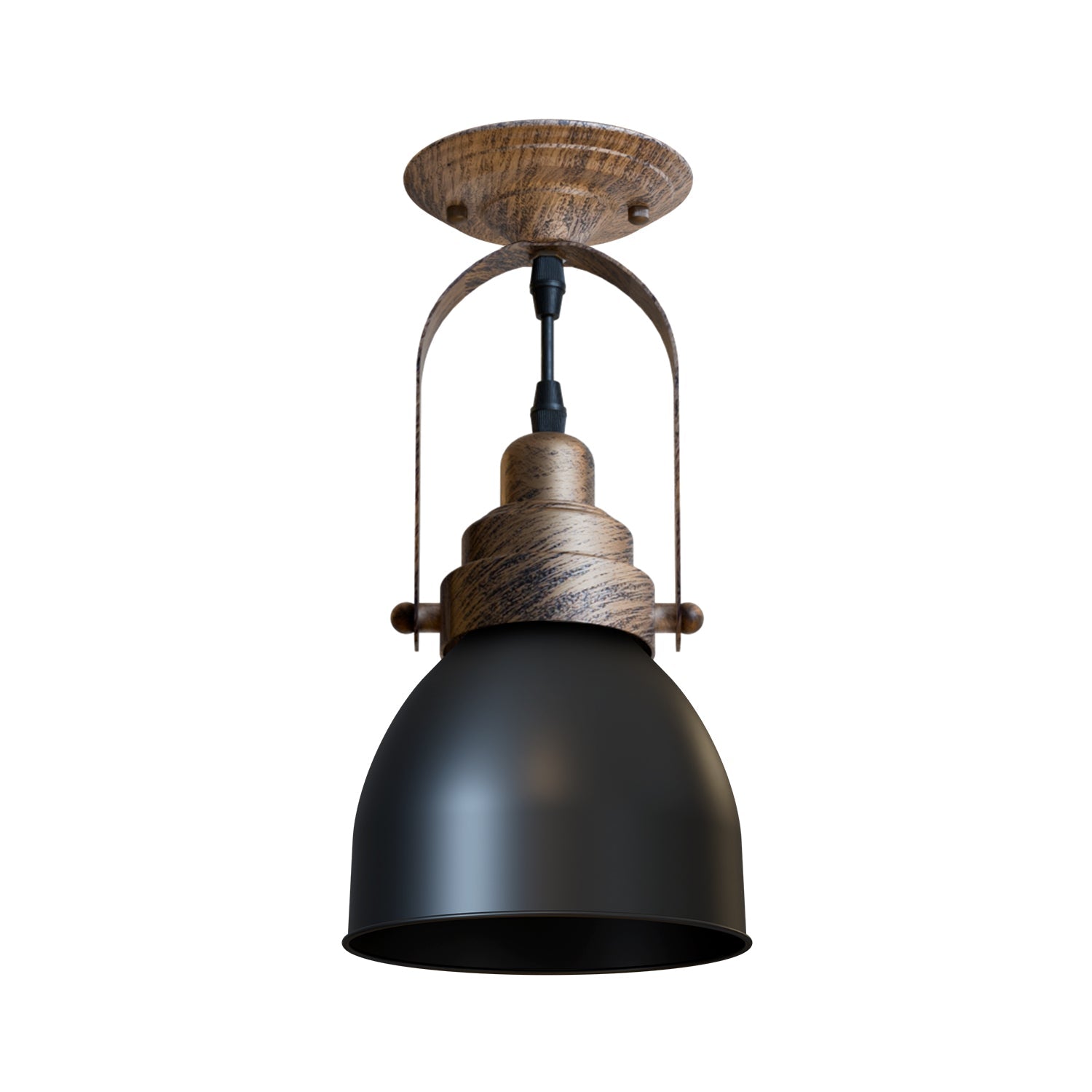 Industrial Bell Shade Dimmable Wall Sconce Light, Metal Retro Downwards Contemporary Fixture