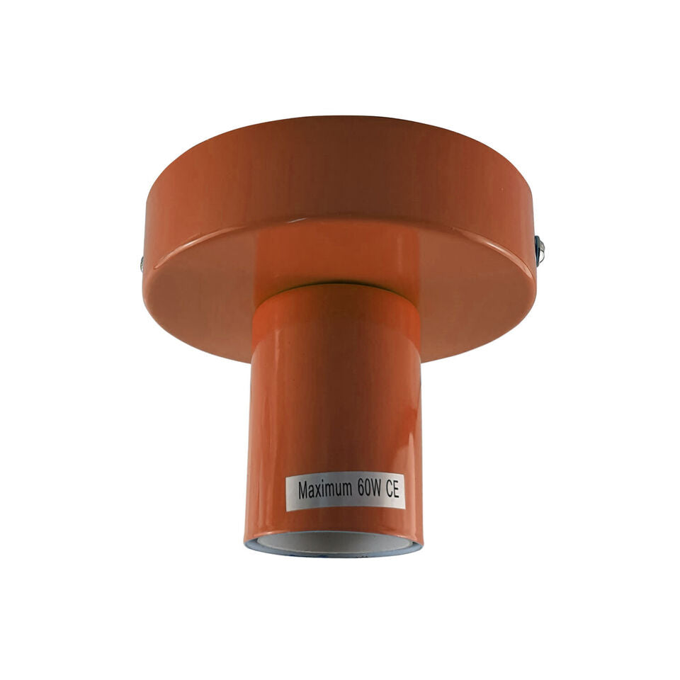 E27 Edison Screw Light Bulb Socket Holder Metal Pendant Fitting Fixture
