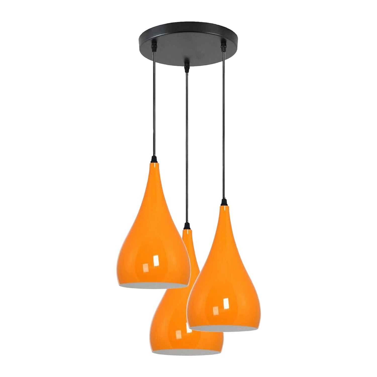 Modern 3-Way Multi Teardrop Ceiling Pendant Light Fixture E27 Base