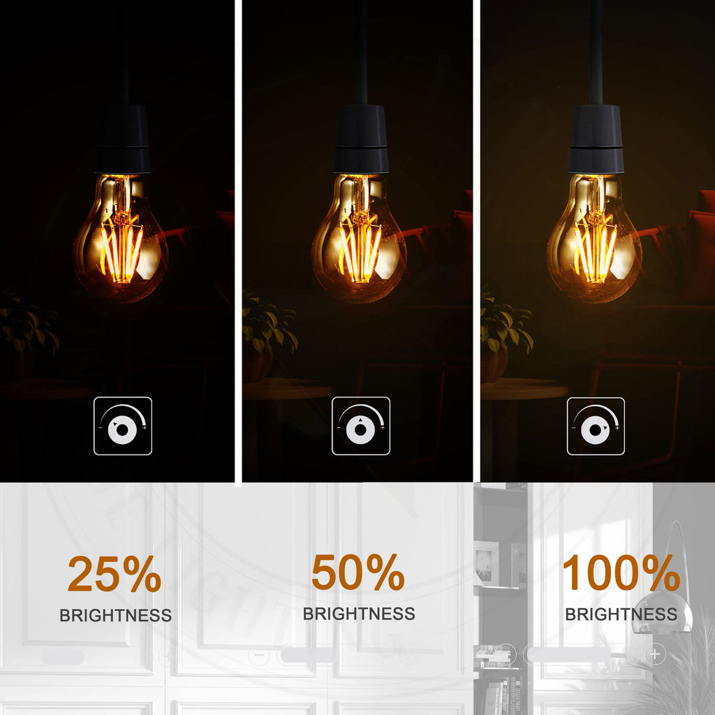 Vintage Edison B22 A60 LED Filament Bulb Warm White Energy Saving