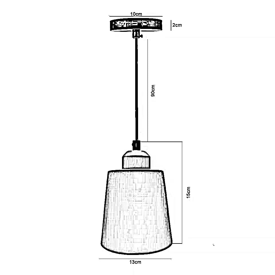 Modern Industrial Colorful Metal Mug Shade E27 Pendant Light