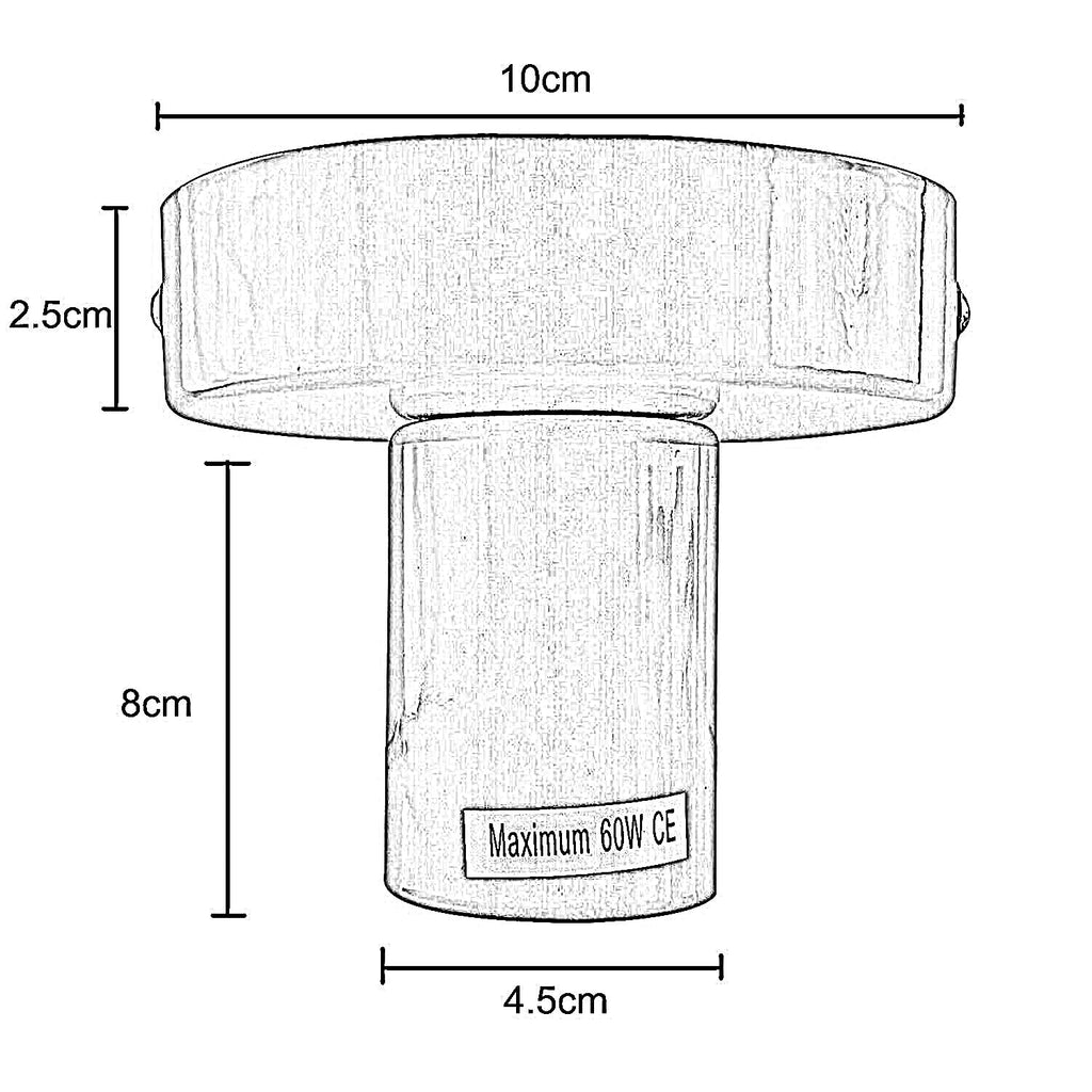 Vintage Lamp holder Ceiling Light Flush Mount Fitting ~5748
