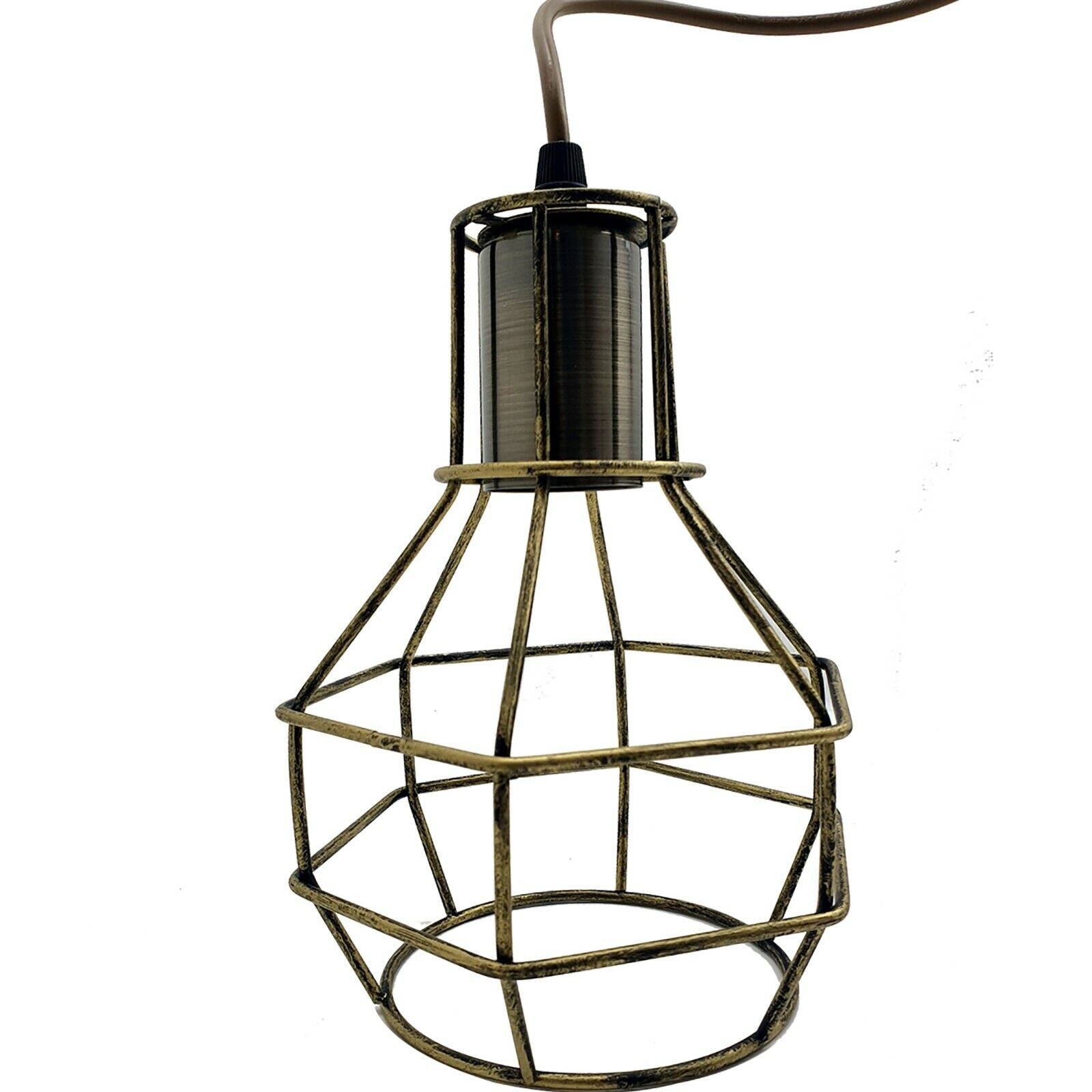 Industrial Retro Black Metal 3-Way Ceiling Pendant Lamp Fixture