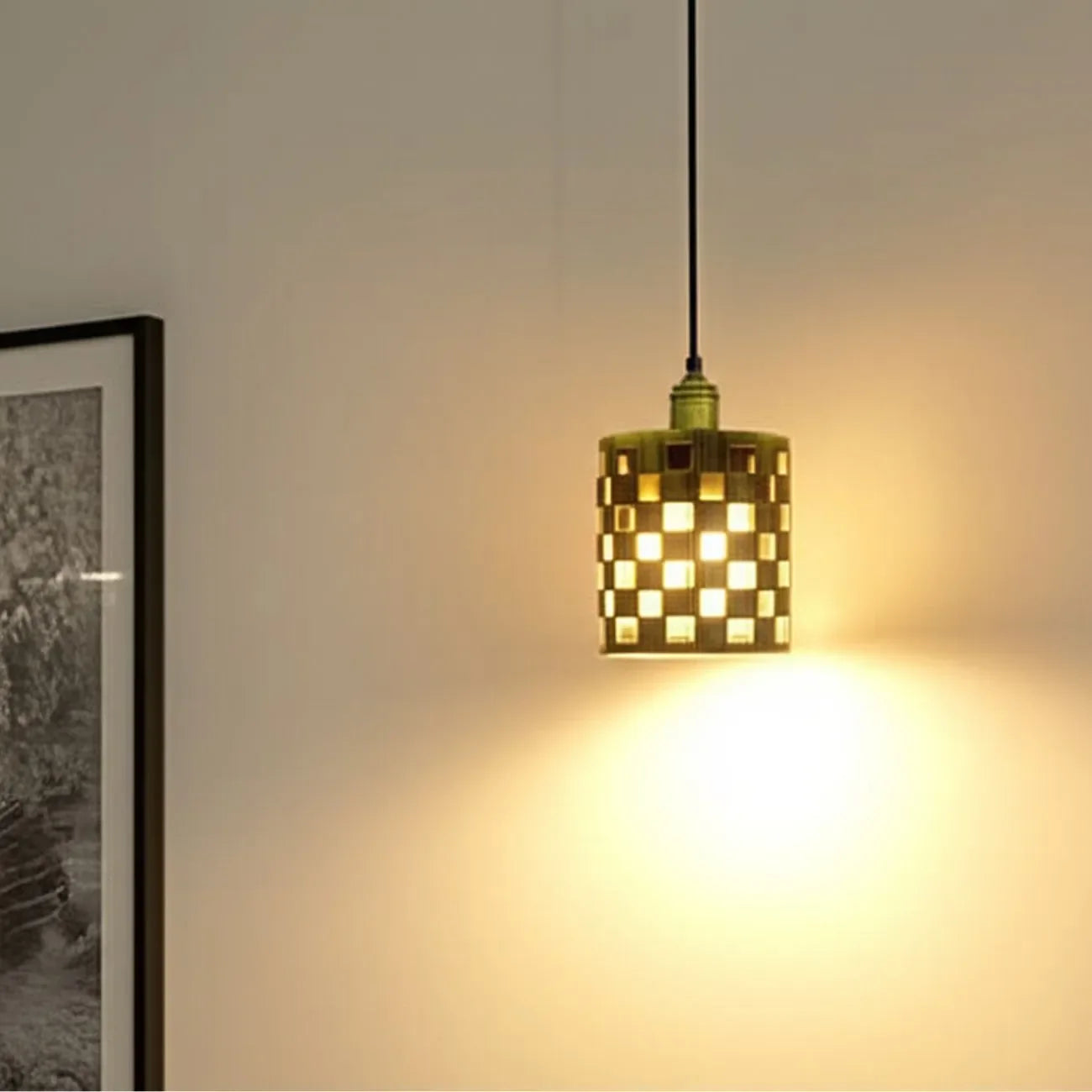 Elegant Antique Brass Metal Pendant Light Shade for Kitchen Island