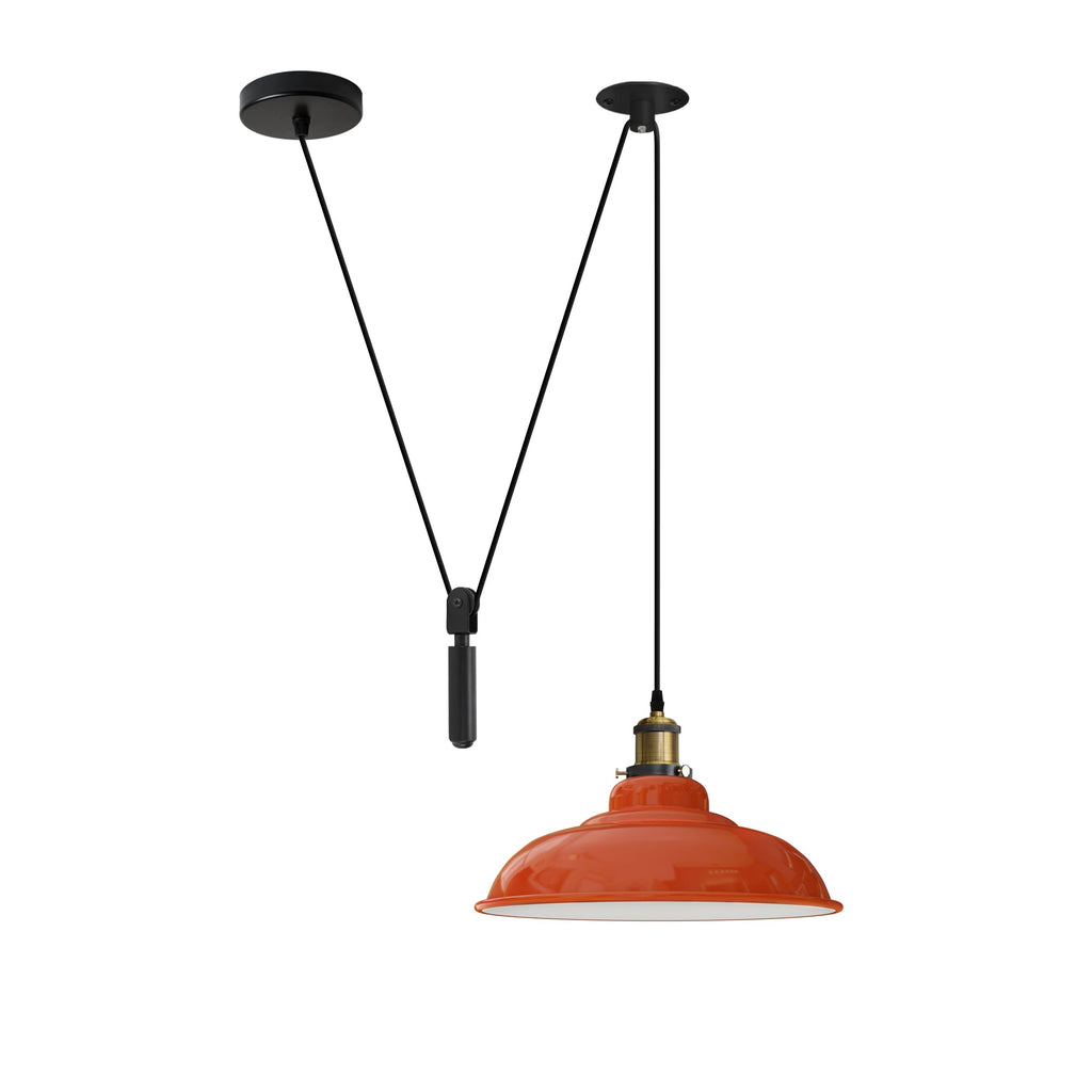 Adjustable Pulley System Industrial Pendant Light, Single Head E27 Modern Decor