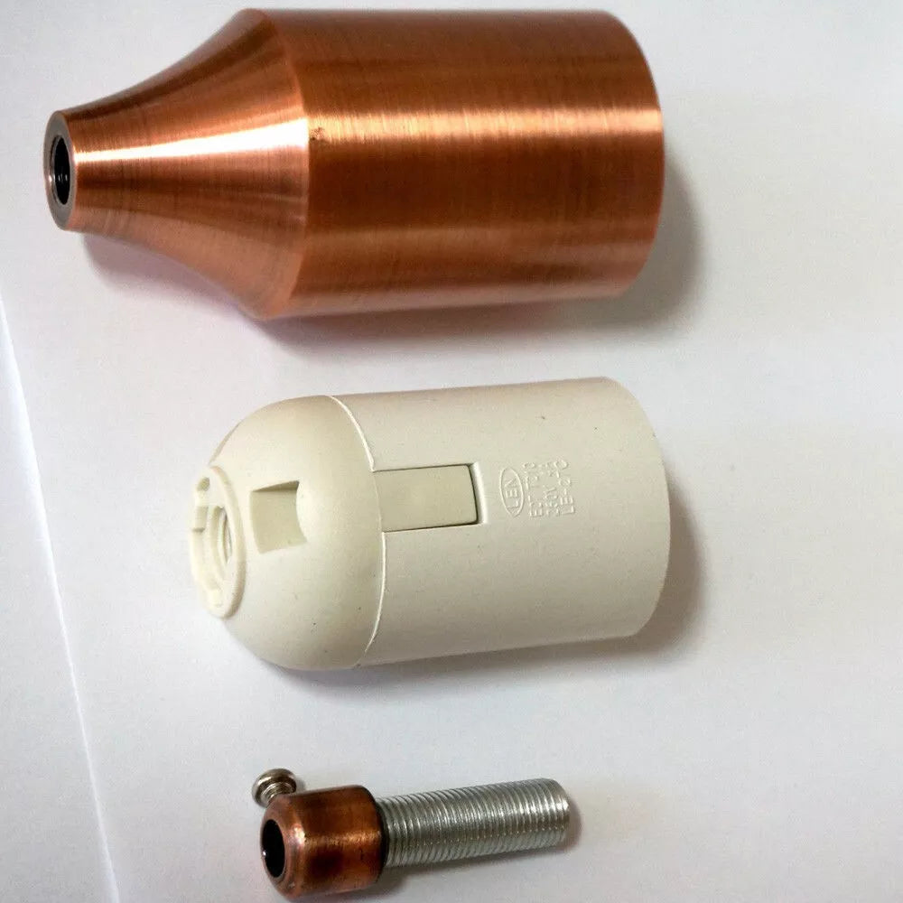 Vintage Rose Gold Bottle E27 Lamp Holder Socket for Edison Bulbs