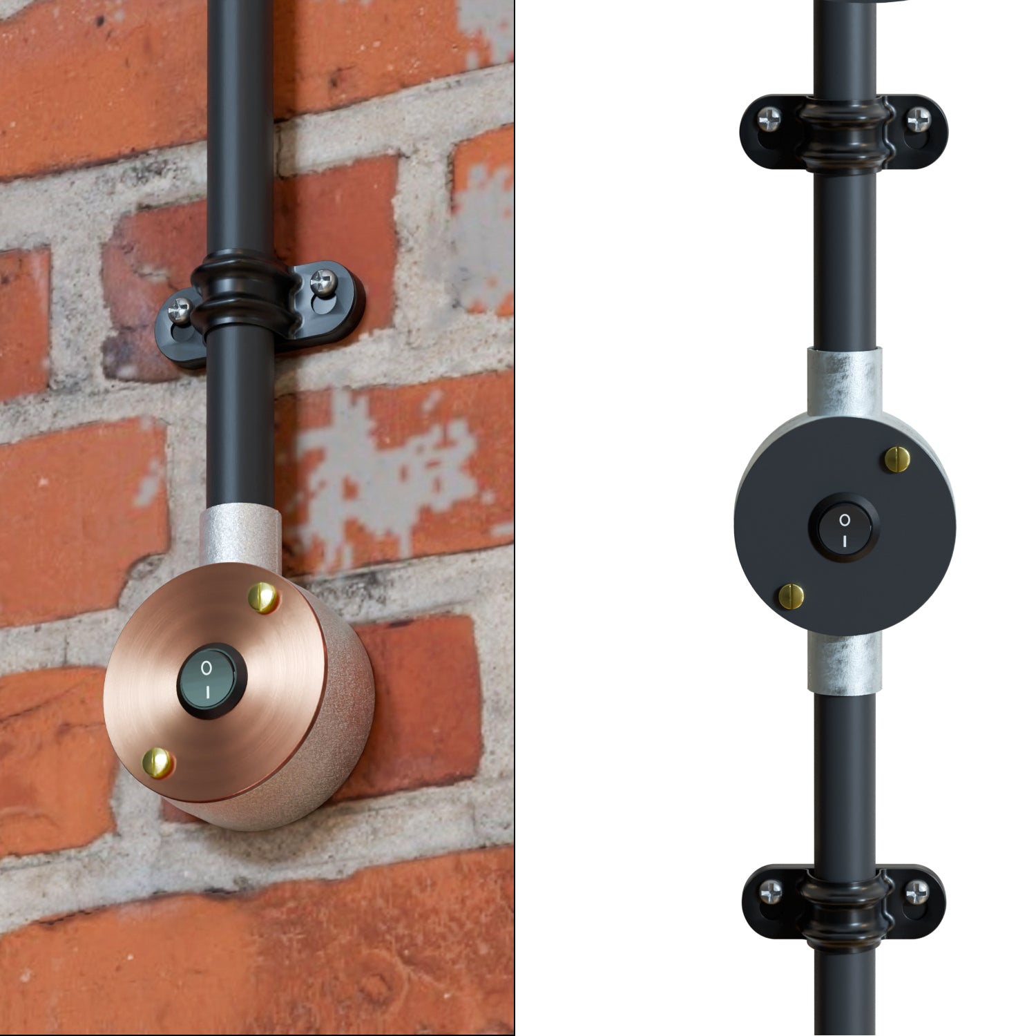 Round Rocker Switch ON/OFF SPST with Pre-Wired Leads ~ 6109