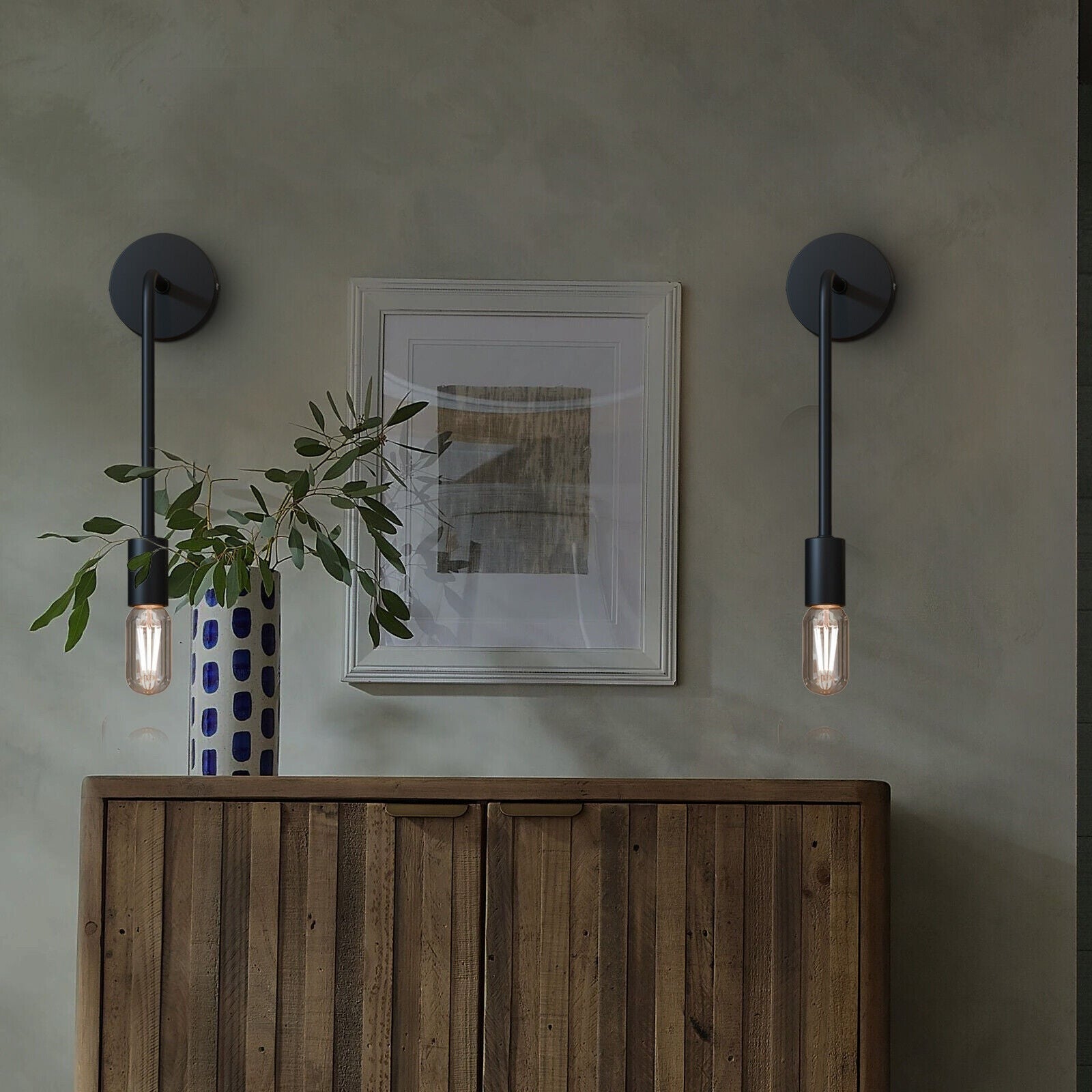 Modern Industrial LED Up Down Wall Sconce Light Fixture E27 Socket