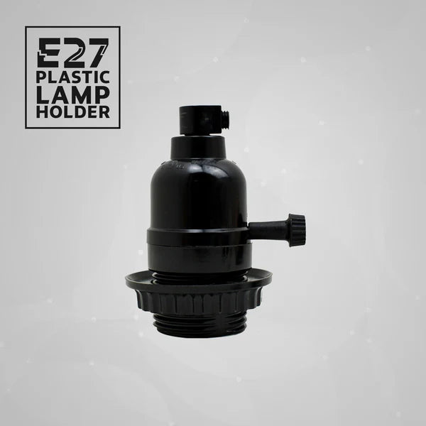 E27 Vintage Edison Screw Pendant Lamp Holder Socket for Retro Bulbs