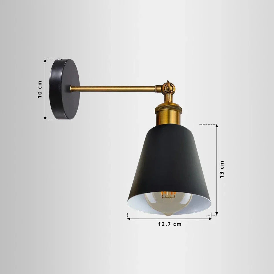 Industrial  Metal Wall Mounted Wall lamp Fitting E27 Wall Lighting Fixture ~6212