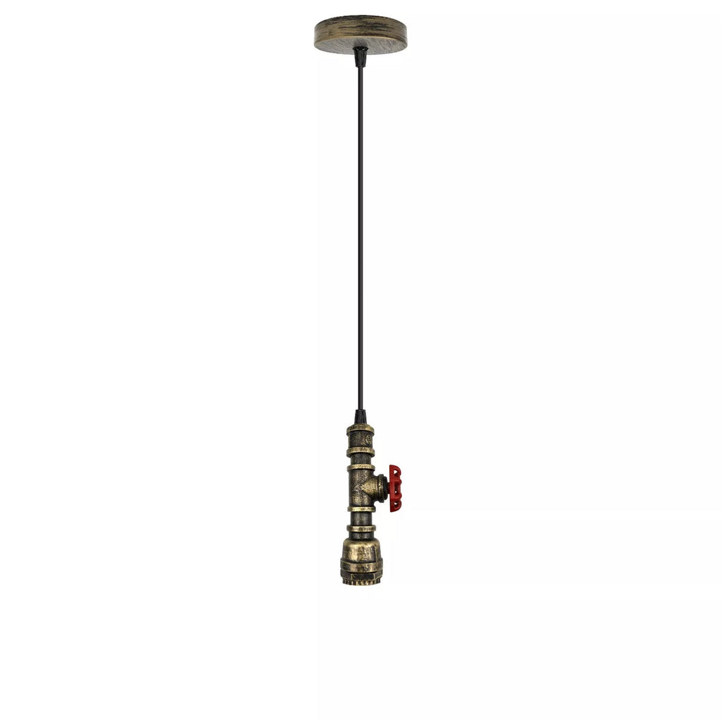 Vintage Industrial Retro Pendant Light Metal Pipe Light ~6094